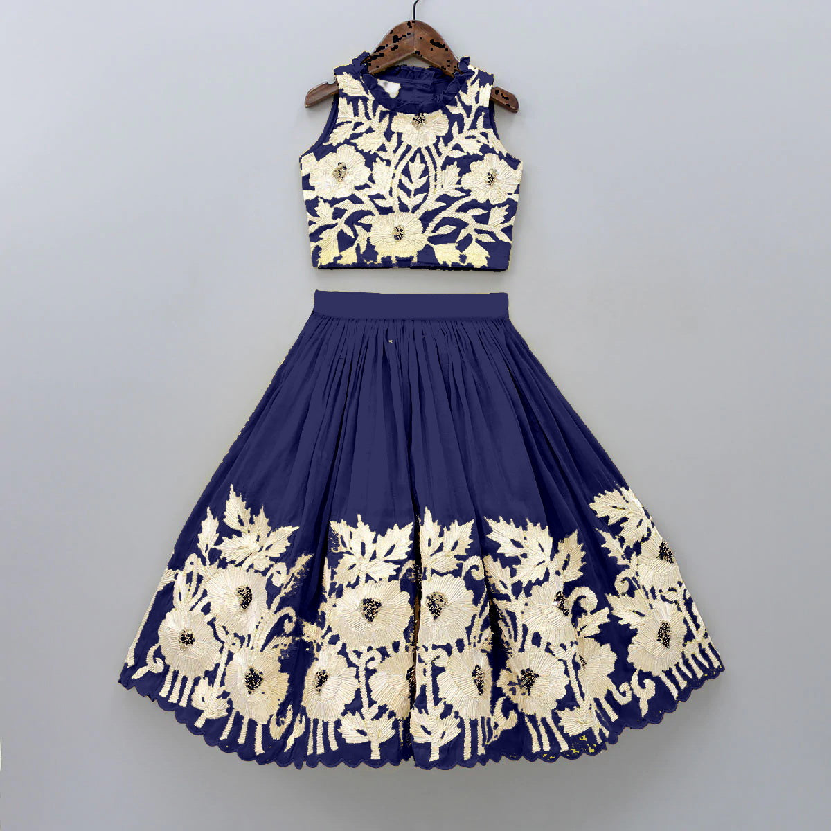Whimsical Fairy Tale: Kids Georgette Lehenga Choli Set