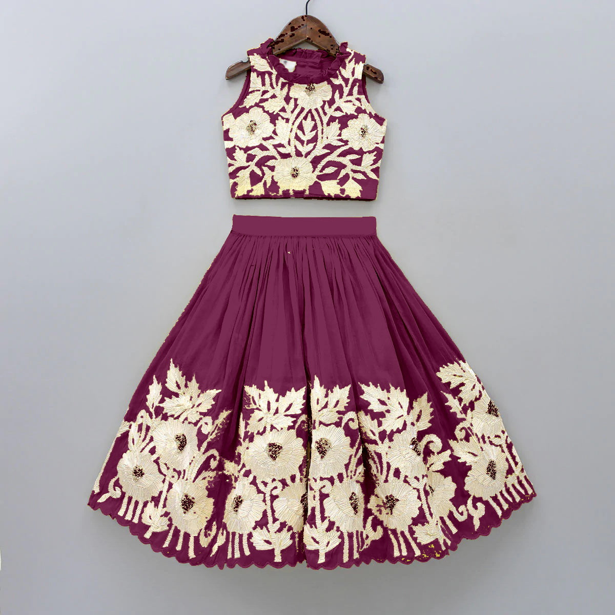 Whimsical Fairy Tale: Kids Georgette Lehenga Choli Set