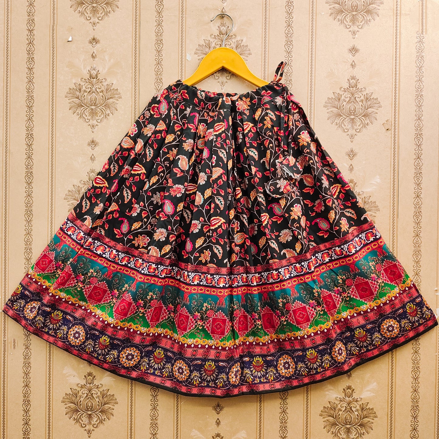 Kids Traditional Rayon Lehenga Choli Set with Printed Dupatta – Festive & Comfortable