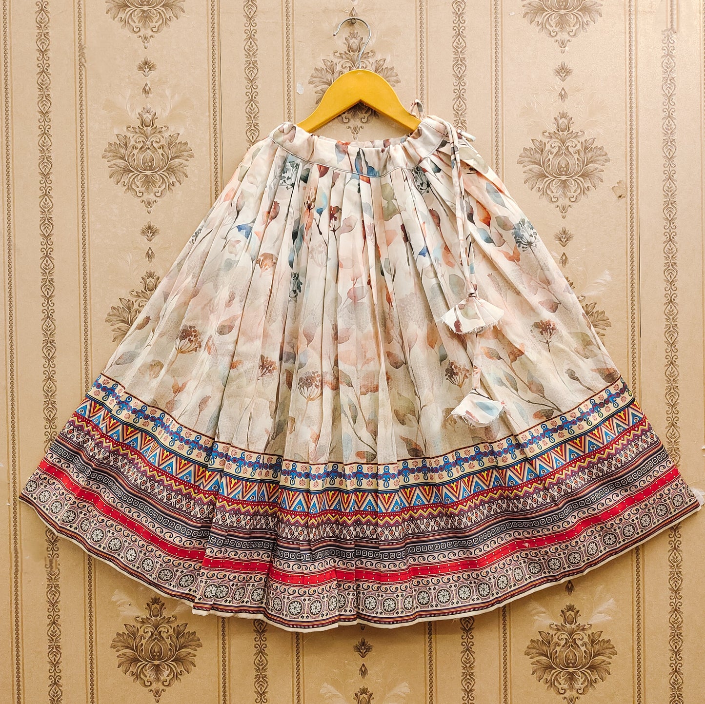 Kids Traditional Rayon Lehenga Choli Set with Printed Dupatta – Festive & Comfortable