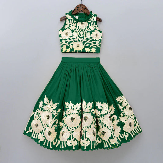 Whimsical Fairy Tale: Kids Georgette Lehenga Choli Set