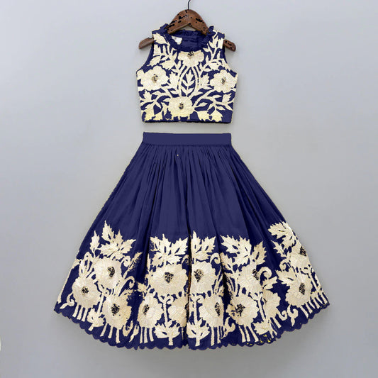 Whimsical Fairy Tale: Kids Georgette Lehenga Choli Set