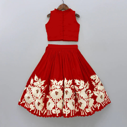 Whimsical Fairy Tale: Kids Georgette Lehenga Choli Set