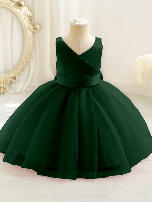 Aarya Girls Silk Frock | Traditional Indian Ethnic Dress for Kids (1–6 Years)