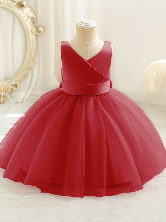 Aarya Girls Silk Frock | Traditional Indian Ethnic Dress for Kids (1–6 Years)