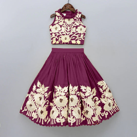 Whimsical Fairy Tale: Kids Georgette Lehenga Choli Set