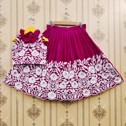 Whimsical Fairy Tale: Kids Georgette Lehenga Choli Set